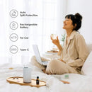 Waterless Diffuser for Essential Oil, Battery Operated Nebulizer, 0.7 Fl.Oz./ 20mL Capacity, Mini Scent Air Machine, 3 Countdown Timers & 3 Mist Levels for Home, Room, Car, Office - AN6 Lavender by CozyNest Decor