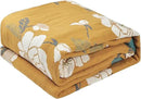 Boho Throw Blanket for Bed - 100% Pure Cotton Ultra Soft Rustic Quilt - Farmhouse Decor Bed Blankets, All Season Rustic Throw for Sofa Couch Chair(91''x 98'', Flower Branch 2) by CozyNest Decor