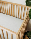 Bassinet Sheet for Baby Boy and Girl, Fitted Sheets for Rectangle, Oval, Hourglass Bassinet Mattress, Muslin Moses Basket Sheets with Neutral Style (White) by TinyTreasures Baby Boutique