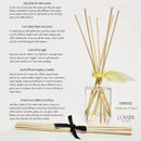 LOVSPA Reed Diffuser Set, Sparkling Citrus Scented Oil Diffuser with Sticks, Home Fragrance Accessories for Bathroom Shelf Decor, Aroma Diffusers for Home or Office Desk, USA Made by CozyNest Decor