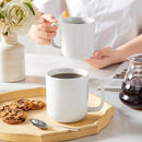 vancasso Porcelain Coffee Mugs Set, 16 oz Ceramic Coffee Cups for Americano Hot Tea Iced Coffee Cold Brew Cocoa Milk Mugs Set of 6, Dishwasher & Microwave Safe, White by CozyNest Decor