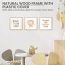 upsimples 10x10 Frame, Natural Solid Wooden Picture Frames, Display 8x8 with Mat or 10 x 10 Without Mat, Wall or Tabletop, 1 Pack, Natural by CozyNest Decor