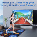 Dance Mat for Kids and Adults, Electronic Dance Pad for TV, Soft Dancing mat for Exercise & Games,Plug & Play,Birthday Gifts Ideas,Gifts for Girls & Boys Ages 3+,Single mat by TinyTreasures Baby Boutique