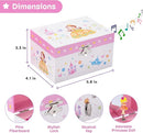 Jewelkeeper Jewelry Box for Girls - Toddler Jewlery Box - Girls Jewelry Box 6-8 - Blonde Princess Musical Jewelry Boxes, The Beautiful Dreamer Tune and Spinning Doll by TinyTreasures Baby Boutique