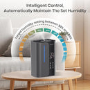 5L Smart Air Humidifiers for Bedroom with Essential Oils, Top Fill 50H Runtime Cool Mist Large Humidifiers for Home Bedroom Nursery, 28 dB Quiet Humidifier for Baby & Plants by TinyTreasures Baby Boutique