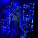 RUICHEN Blue Dimmable Fairy Lights Plug in, Super Long 165 Ft 500 LED Twinkle String Lights with Remote, Waterproof Silver Wire Firefly Lights for Christmas Wedding Party Bedroom Patio Garden by GreenHaven Gardens