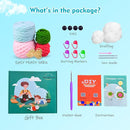Crochet Kit for Beginners,Crochet Starter Kit with Step-by-Step Video Tutorials,DIY Crochet Animal Kits for Adults Kids,Complete Kit Included(2PCS Turtle) by TinyTreasures Baby Boutique