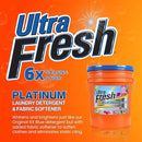 Ultra Fresh 5 Gallon Liquid Laundry Detergent Washing Soap with Spring Fresh Fabric Softener for All Machine Types, 6X Platinum, Up to 640 Loads by CozyNest Decor