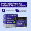 Active Wow Activated Coconut Charcoal Powder - Natural Whitening, Fluoride Free, Sulfate & Paraben Free, Spearmint Toothpaste Powder, 20g by CozyNest Decor