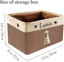 Personalized storage boxes for children Customize the name and icon, A foldable storage box bins for children's clothes, toys, books, etc Storage baskets suitable for both boys and girls (Purple) by TinyTreasures Baby Boutique
