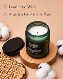 M&SENSE Celestial Cypress Scented Soy Jar Candles, Best Smelling Cedarwood Cardamom Scented Candles 7.05oz 50 Hour Long Lasting Burn, Non Toxic Natural Woody Scent Gifts for Men Women by CozyNest Decor