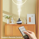 500ML Essential Oil Diffuser: Aroma Diffuser with Remote Control for Hotel Spa Yoga Room - Humidifiers for Bedroom with 14 Colors LED Night Light for Kids/Women Home Relaxation by TinyTreasures Baby Boutique