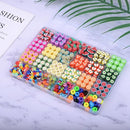 1000PCS Polymer Clay Beads Bracelet Making kit, 24 Style Cute Fun Beads Fruit Beads Charms for Jewelry Necklace Earring Making DIY Accessories for Women Girls by TinyTreasures Baby Boutique