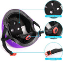 Adjustable Helmet for Ages 3-16 Kids Toddler Boys Girls Youth,Protective Gear with Elbow Knee Wrist Pads for Multi-Sports Skateboarding Bike Riding Scooter Inline skatings Longboard Roller Skate by TinyTreasures Baby Boutique