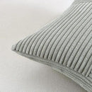 Fancy Homi 2 Packs Grey Euro Decorative Throw Pillow Covers 26x26 Inch for Couch Bed, Rustic Farmhouse Boho Home Decor, Soft Corss Corduroy Patchwork Textured Square Gray Cushion Case 66x66 cm by CozyNest Decor
