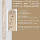 Personalized Jungle Growth Chart Wood - Engraved Growing Ruler Chart for Kids, Children Measuring Height Chart Baby Boy, Large Measuring Board Wooden, Animals Growing Wall Measurement, 2 Sizes by TinyTreasures Baby Boutique