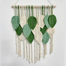 Macrame Wall Hanging Boho Wall Tapestry Handmade Woven Leaf Wall Decor Crochet Wall Art for Home Office Apartment(23.6" W x 31.5" L) by CozyNest Decor