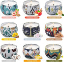 Candles Gifts for Women, 9 Pack Candles for Home Scented, Soy Scented Candle for Home, Aromatherapy Candle Gifts Set for Christmas, Birthday, Mothers Day, Valentine's Day by CozyNest Decor