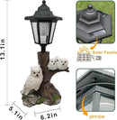 Owl Solar Lights Outdoor Garden,Solar Owls for Outdoors,Solar Powered Owl Garden Statues Decor,Unique Gifts Lights for Patio,Yard,Balcony by GreenHaven Gardens
