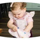 Tiny Twinkle Mess Proof Baby Bib - Waterproof & Lightweight Baby-Led Weaning Apron | 100% Recycled Polyester, Easy Clean & Machine Washable (Unicorn Confetti, Small 6-24 Months) by TinyTreasures Baby Boutique