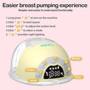 Ellie Wearable Hands Free Breast Pump, Portable Breastfeeding Pump w/Soft Double-Sealed Flange, Anti-Backflow & Leakproof Design, Ultra-Slim and Quiet, 4 Modes 9 Levels, Smart Nightlight, 2 Pack by TinyTreasures Baby Boutique