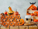 HIYAGON Rectangular Halloween Basket for Boys and Girls Kids Trick or Treat Pumpkin Basket for Halloween Parties Cute Storage Bin Organizer Box Room Decor(Yellow Halloween) by TinyTreasures Baby Boutique