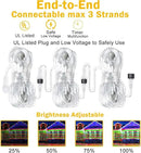 KNONEW Christmas Net Lights 360 LEDs 13ft x 9.8ft Outdoor Mesh Lights Connectable Waterproof 8 Modes & Timer Plug-in Net Fairy Lights for Bushes Garden Party Wedding Holiday,Red and Green by GreenHaven Gardens