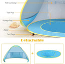 Baby Beach Tent Pop Up Beach Tent Baby Tent for Beach, Portable Shade Pool UV Protection Sun Shelter for Infant by TinyTreasures Baby Boutique