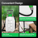 VIVOSUN Pump Sprayer 1 Gallon, Portable Water Spray Bottle in Lawn and Garden Yard, Weed Sprayer for Plants with 3 Nozzles, Adjustable Shoulder Strap, Pressure Relief Valve by GreenHaven Gardens
