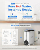 Waterdrop Reverse Osmosis System, Instant Hot Water Dispenser, 600 GPD, Reduce PFAS, Tankless, 2:1 Pure to Drain, Under Sink, TDS Reduction, Smart LED Faucet, Hot and Cold Water Dispenser Faucet by CozyNest Decor