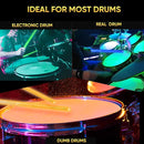 Light Up Drum Sticks Rechargeable 15 Color Changing Led Personalized Drumsticks for Kids Drummer Gifts Drum Accessories by TinyTreasures Baby Boutique
