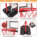 Meland Kids Basketball Hoop - Adjustable Height 2.9ft-6.2ft Toddler for Kids, Goal Indoor & Outdoor Toys Backyard Outside Boys Age 3 4 5 6 7 8 Years Gift by TinyTreasures Baby Boutique