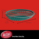 TableCraft Products C1074FG Cash and Carry Basket, Oval, Green (Pack of 12) by GreenHaven Gardens
