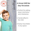 Boho Growth Chart for Wall - Height Board Growth Chart Wooden Growth Chart for Wall Kids Measuring Chart for Wall Height Chart Growth Chart for Kids (Loved Beyond Measure, Gray) by TinyTreasures Baby Boutique