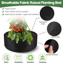 LBTING 2Pcs 50 Gallon Plant Grow Bags, Fabric Raised Planting Bed Heavy Duty Non-Woven Fabric Planter Pots for Garden Vegetables Flowers by GreenHaven Gardens