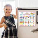 Reward Chart for Kids,Magnetic Behavior Chore Chart for Kids at Home,26 Rainbow White Chore Charts,1960 Star Stickers,56 Reward Stickers,Incentive Chore Chart to Develop Responsibility and Good Habits by CozyNest Decor
