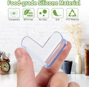 12 Pack Corner Protector for Baby: Baby Proofing Safety Corner Clear Furniture Tablet Corner Protection| Protectors Guards, Baby Proof Bumper & Cushion to Cover Sharp Furniture & Table Edges(L Shape) by TinyTreasures Baby Boutique