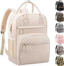 Diaper Bag Backpack Tote for Women Large Capacity, Baby Bag with Insulated Pockets Multifunctional Diaper Bags For Baby Girl Boy Waterproof Baby Bags For Boys Girls Maternity Bag Beige by TinyTreasures Baby Boutique