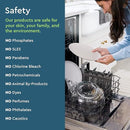 Puracy Dishwasher Pods, Natural Dishwasher Detergent, Free & Clear Dish tabs - Enzyme-Powered, Spot & Residue Free - TikTok Trend Items, Must Haves from TikTok Made Me Buy It (Free & Clear, 50 Count) by TinyTreasures Baby Boutique