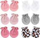 BQUBO Newborn Infant Toddler Mittens No Scratch Cotton Elastic Wrist Gloves Hypoallergenic for 0-6 Months Baby Boys Girls by TinyTreasures Baby Boutique