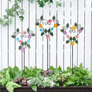Metal Flowers Decorative Garden Stakes, 22.1 ''H Heart Shape Metal Flowers for Outside Yard Art Garden Stakes,Spring Outdoor Decor Housewarming Present for Women Mom Grandma by CozyNest Decor