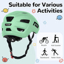 Toddler/Kids Bike Helmet, Adjustable and Multi-Sport, from Infant to Schoolchild, 2 Sizes by TinyTreasures Baby Boutique