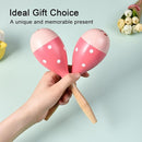 Maracas for Adults Kids Babies, Wooden Maracas Shaker Musical Instrument by TinyTreasures Baby Boutique