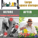 aboxoo Large Planter Raised Beds with Legs Outdoor Metal Planter Box on Wheels Elevated Garden Bed for Vegetables Flower Herb Patio (40" L x 11" W x 31.5" H) by GreenHaven Gardens