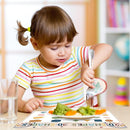 Educational Preschool Kids Placemats Set of 6 Boho Toddler Montessori Plastic Table Mats Non Slip Reusable Kids Place Mats Washable Table Decoration for Indoor Outdoor Party Kitchen Dining by CozyNest Decor