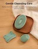 Momcozy Glow Baby Kit, Baby Shower & Registry Essential Kit for Grooming & Cleansing Care, Includes Electric Nail File, Teether, Bath Brush, Cradle Cap Brush,Comb, Finger Toothbrush,Newborn Must-Have by TinyTreasures Baby Boutique