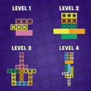 Blockwork by Uzzle Games - Fast-Paced Family Board Game - Multiple Difficulty Levels - Enjoyable and Challenging Puzzle Game – 2 to 4 Players – A Complete Family Night Fun Package - for Ages 4+ by TinyTreasures Baby Boutique