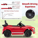 Costzon Ride on Car, 12V Licensed Ford Mustang Shelby GT500 Kids' Electric Vehicles w/Remote Control, USB Port, Radio, Music, Player, High Low Speed & Soft Start, Racing Kids Car for Toddlers (Red) by TinyTreasures Baby Boutique