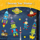 Imagimake Window Art for Kids - Rocket | Suncatcher Kits for Kids, Arts and Crafts for Ages 6-8 | Birthday Gifts for 5 6 7 8 9 10 11 12 Years Old Boys & Girls by TinyTreasures Baby Boutique