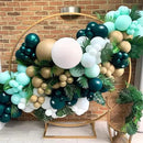 130pcs Dark Green Balloons Different Sizes 18" 12" 10" 5" Hunter Green Balloons for Birthday Dinosaur Baby Shower St. Patrick's Day Summer Jungle Forest Safari Party Decorations by CozyNest Decor